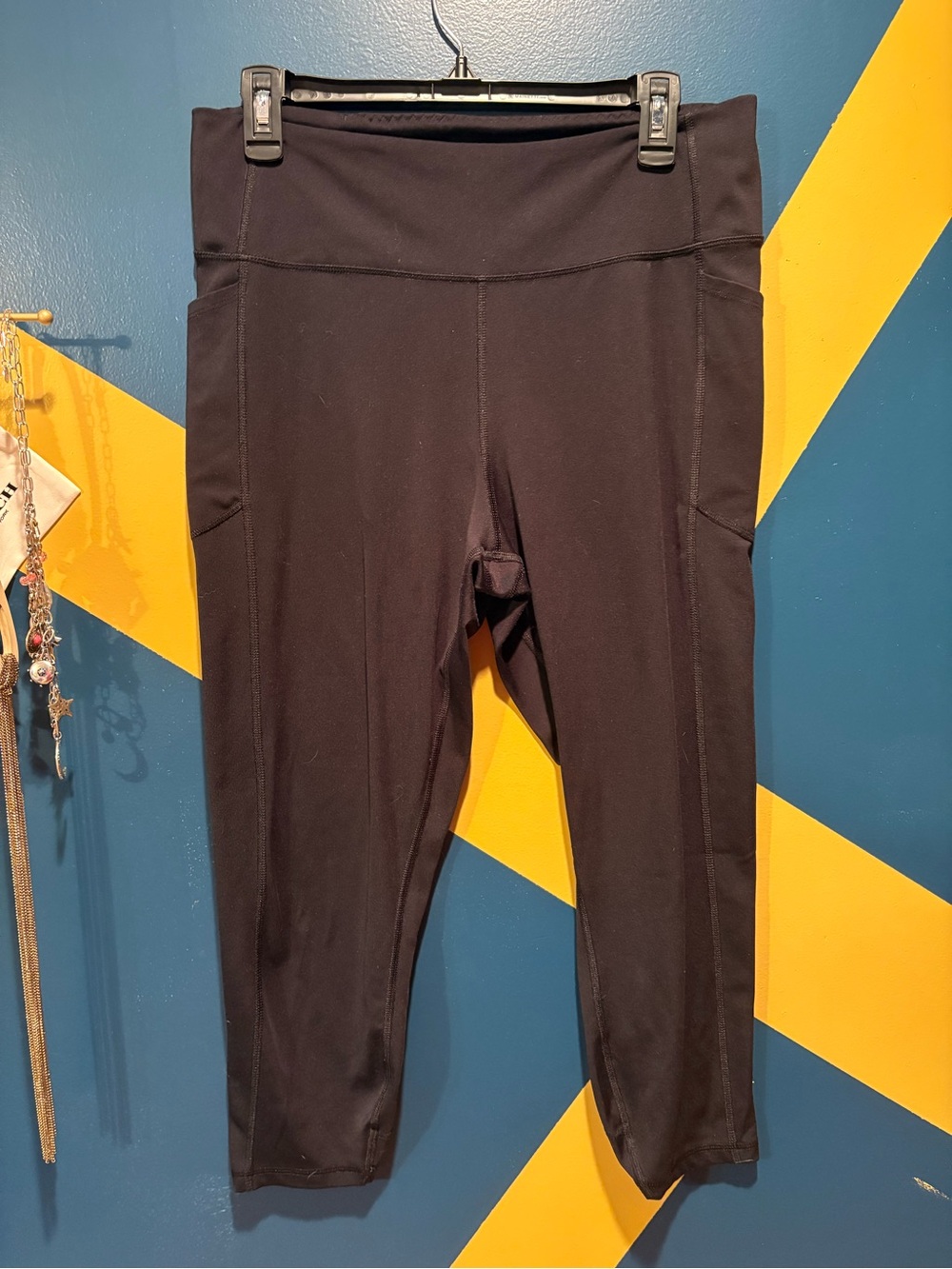 Victoria's Secret Black HIgh Waist Leggings EUC